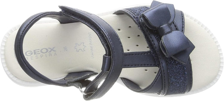 Geox Mädchen J Sandal Karly GirlSandal 24 EU Navy, 24 EU Navy