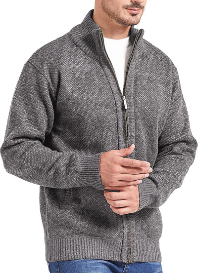 GLESTORE Strickjacken für Herren Strickjacke Cardigan Trachtenjacke Herren Fleecejacke Winter Herren