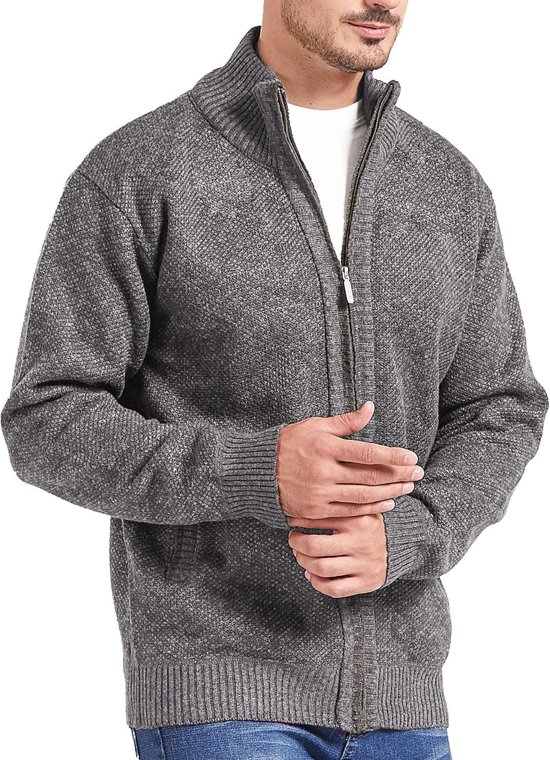 GLESTORE Strickjacken für Herren Strickjacke Cardigan Trachtenjacke Herren Fleecejacke Winter Herren