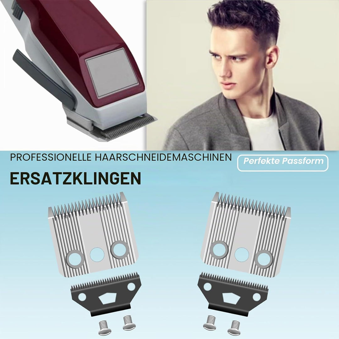 BESTBOMG Set mit 2 Star Blade, Ersatzmesser für Hundeschneider, kompatibel mit Moser 1400, Edelstahl