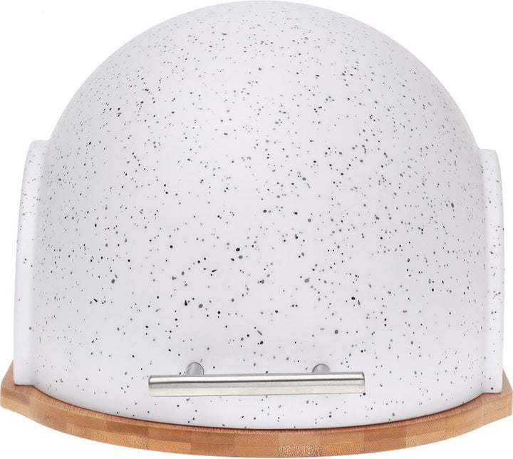 Brotkasten "Kugelfrisch" (schwarz)