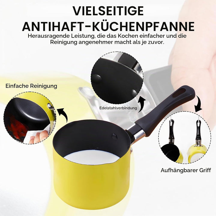 Milchtopf, 550 ml Kochtopf Schmelztopf, Induktion Kochtopf Schmelztopf Schokolade Öl Butter Schmelzt