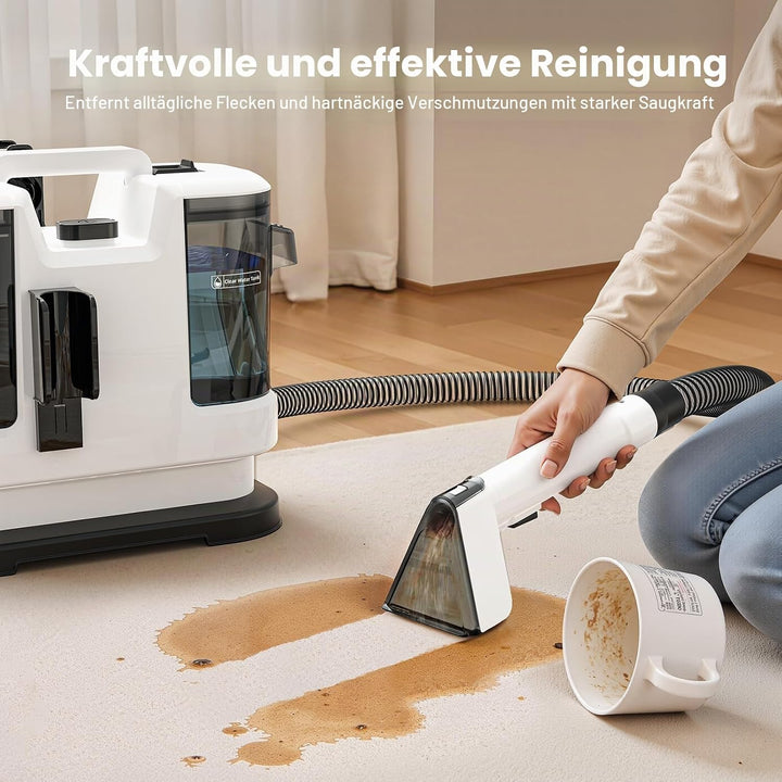 Lubluelu Powerful Suction Spot Cleaner Machine, 15KPA Handheld Upright Vacuum with Multi-Function To