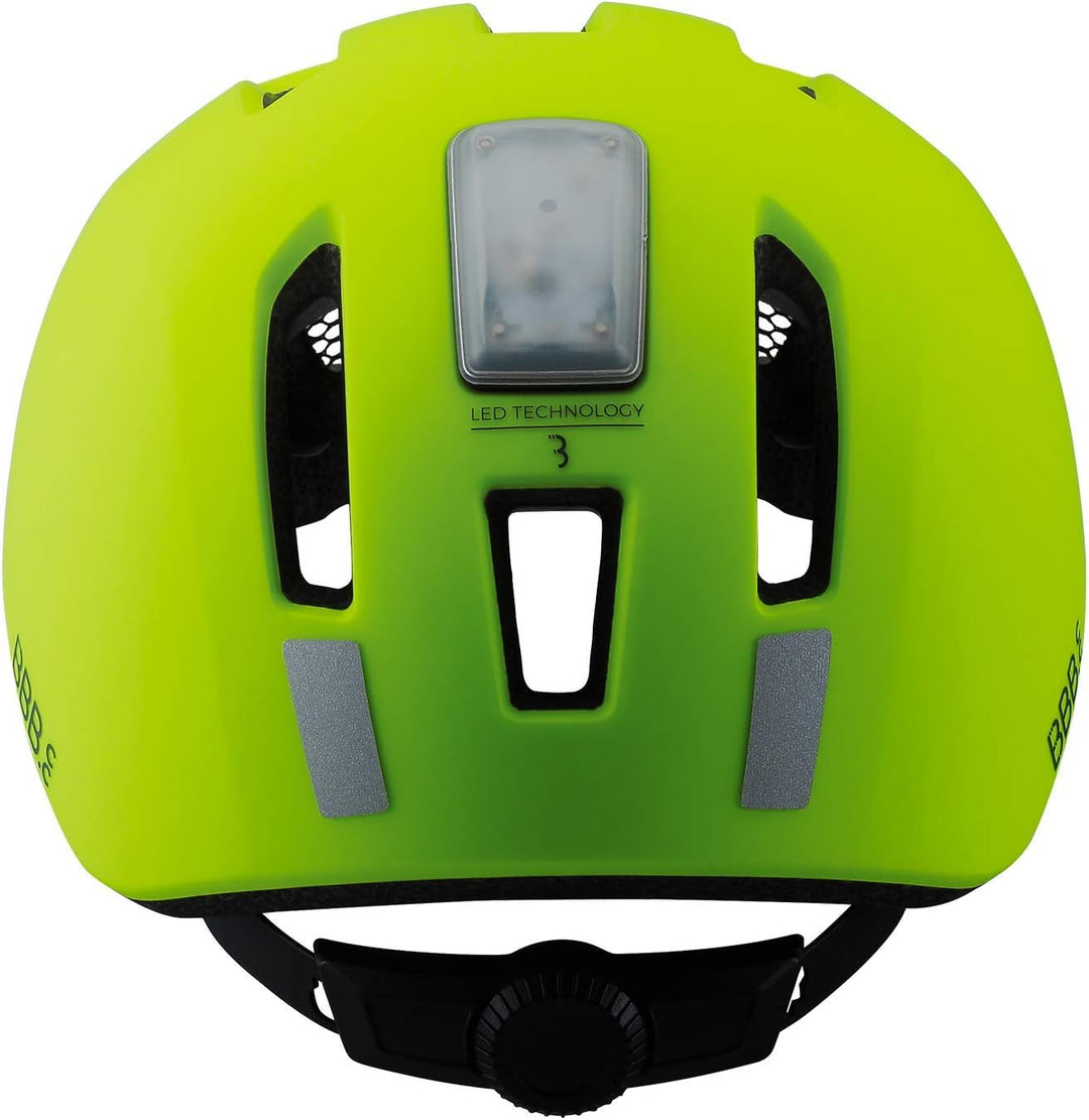 BBB Cycling Unisex-Adult BHE-161 Grid Kopfumfang M (54-58cm) matt neon yellow, M (54-58cm) matt neon