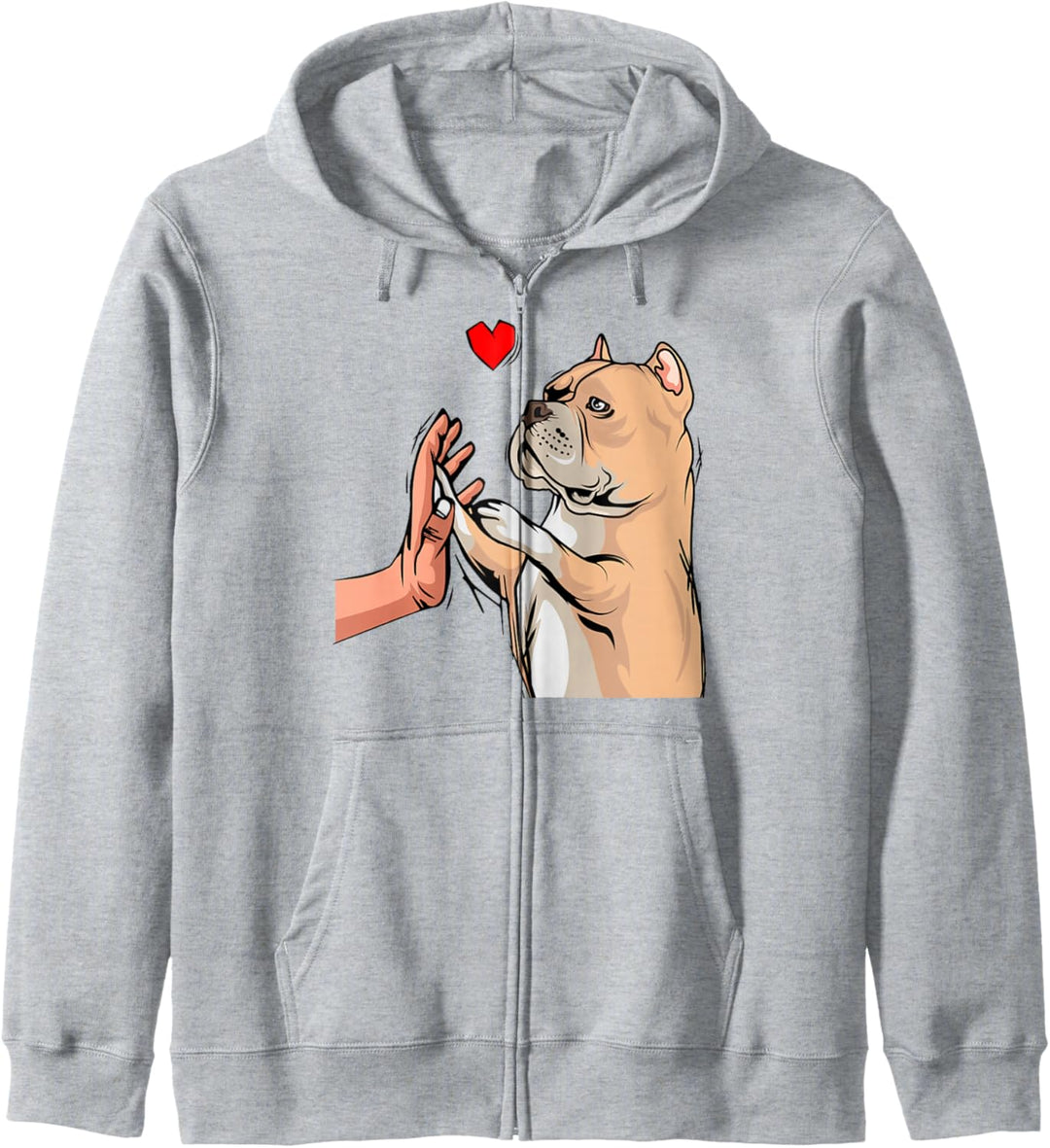 American Bully Liebe Hunde Mama Hundehalterin Frauchen Kapuzenjacke