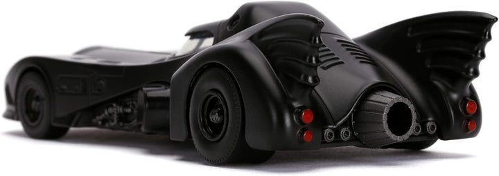 Jada Toys Batman 1989 Batmobile, Spielzeugauto aus Die-cast, Die-Cast, inkl. Batman Figur, Massstab