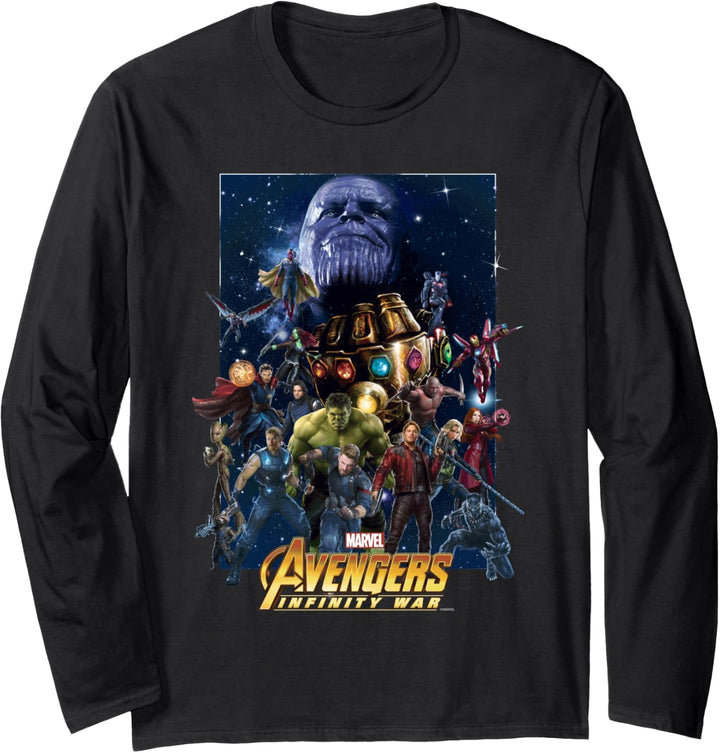 Marvel Avengers: Infinity War Group Shot Poster Langarmshirt