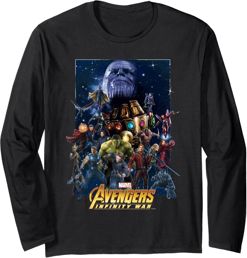 Marvel Avengers: Infinity War Group Shot Poster Langarmshirt