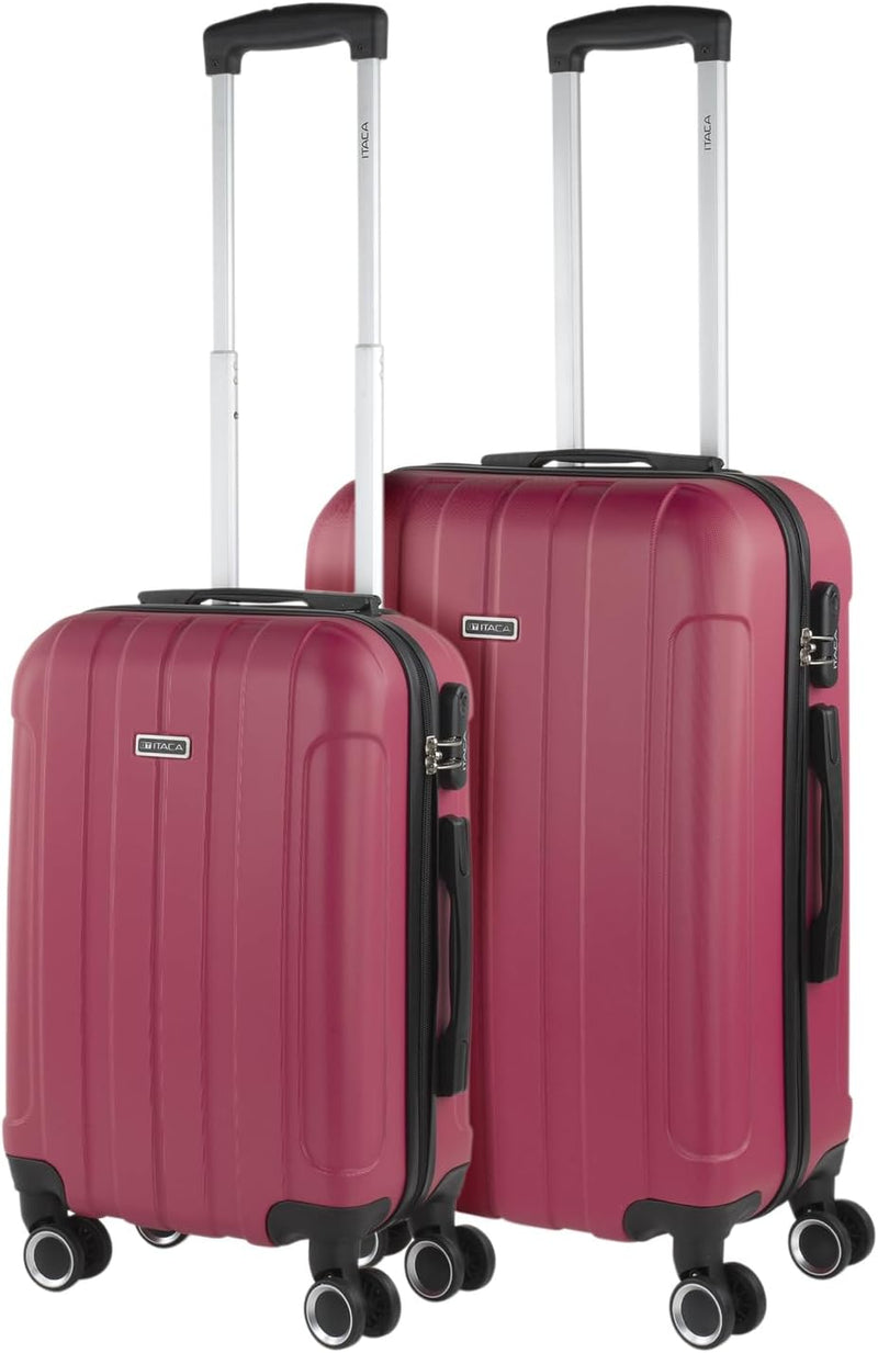 ITACA - Reisekoffer der Firma, Set mit 4 Rädern – Set Travel Cases ABS – Set Sturdy and Light Travel