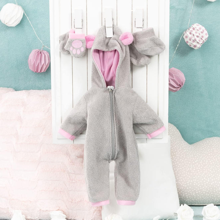 Bayer Design 84205AA Puppenkleidung, Outfit, Babypuppen Anziehsachen 38-43cm, mehrteilig, Puppenzube