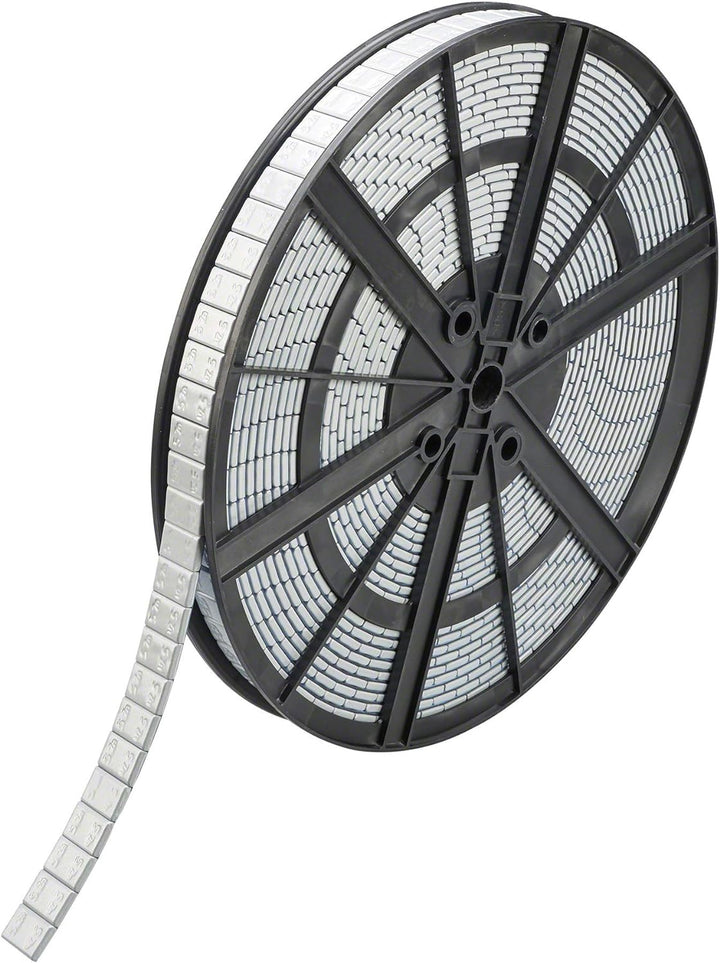 PERFECT EQUIPMENT Klebegewicht Rolle 1.000 x 5g Typ 371R FL Silber 5kg | Auswuchtgewichte für Leicht