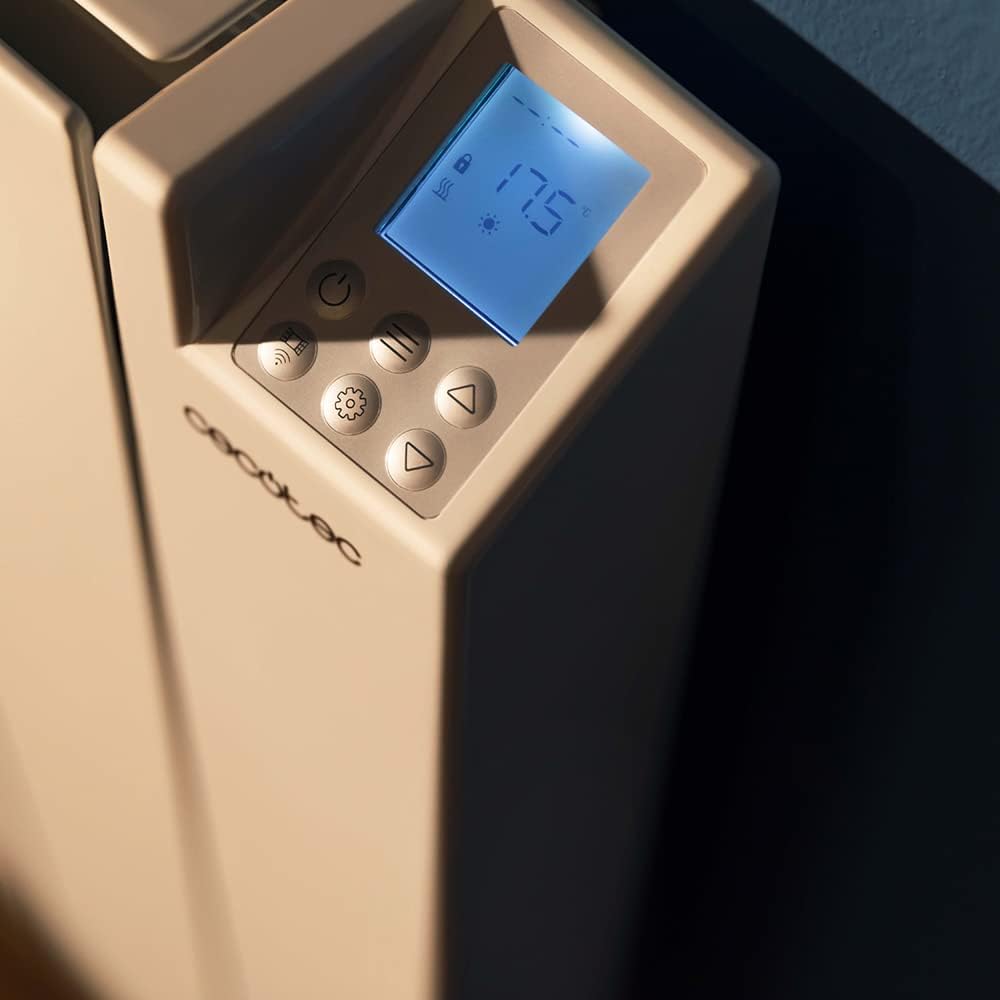 Cecotec Flachheizkörper mit Wi-Fi-Steuerung ReadyWarm 8000 Thermal Ceramic Connected. 2000 W, 8 Elem