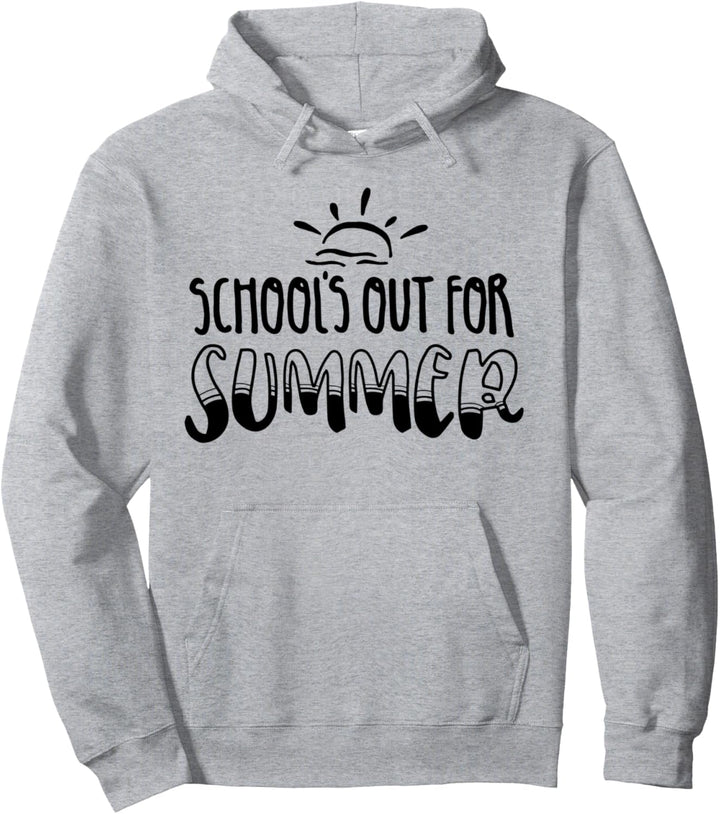Retro letzter Tag der Schulschulen für Sommerlehrer Pullover Hoodie