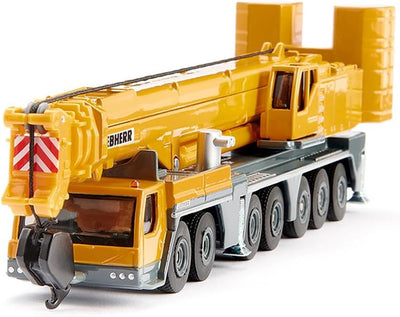 siku 1886, Mobilkran Liebherr, 1:87, Metall/Kunststoff, Gelb, Bewegliche Teile, Mobilkran Liebherr