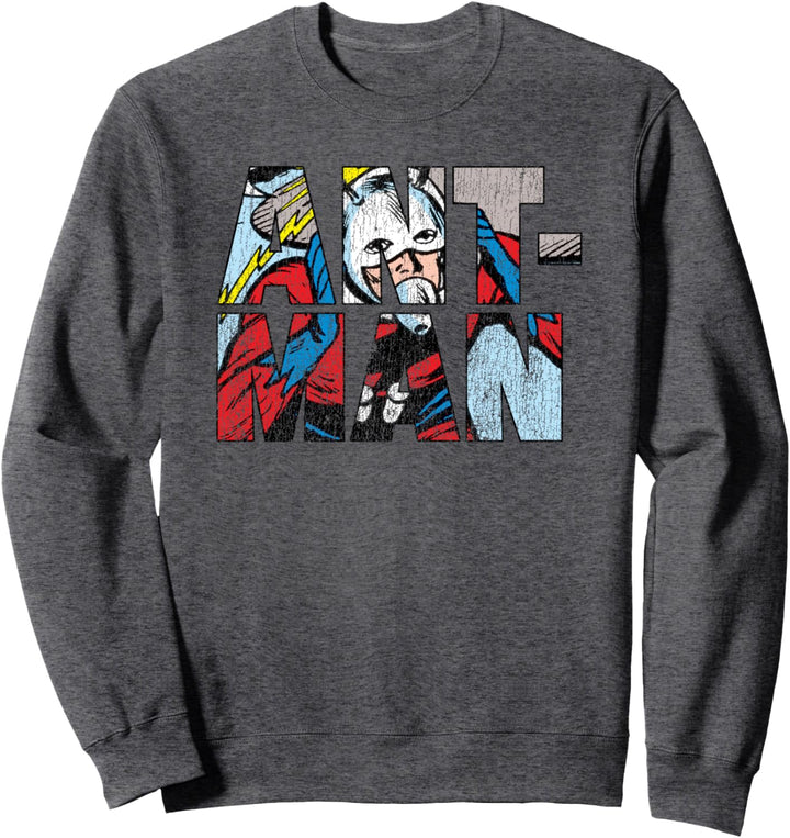 Marvel Ant-Man Classic Comic Letter Fill Logo Sweatshirt