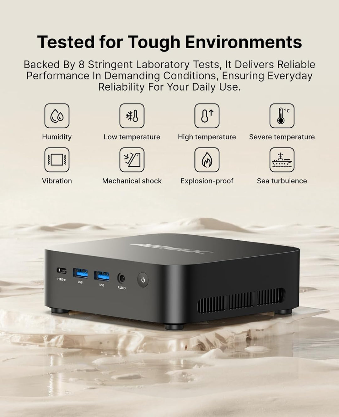 ACEMAGICI K1 Mini PC, AMD Ryzen 4300U Windows 11 Pro Mini PC (bis zu 3,70 GHz),16GB DDR4 512GB M.2 S