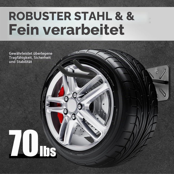 Robuste grosse Garagenhaken, Wandhalterung für Garagen-Werkzeug-Organizer, Wandhalterung für Reifenr