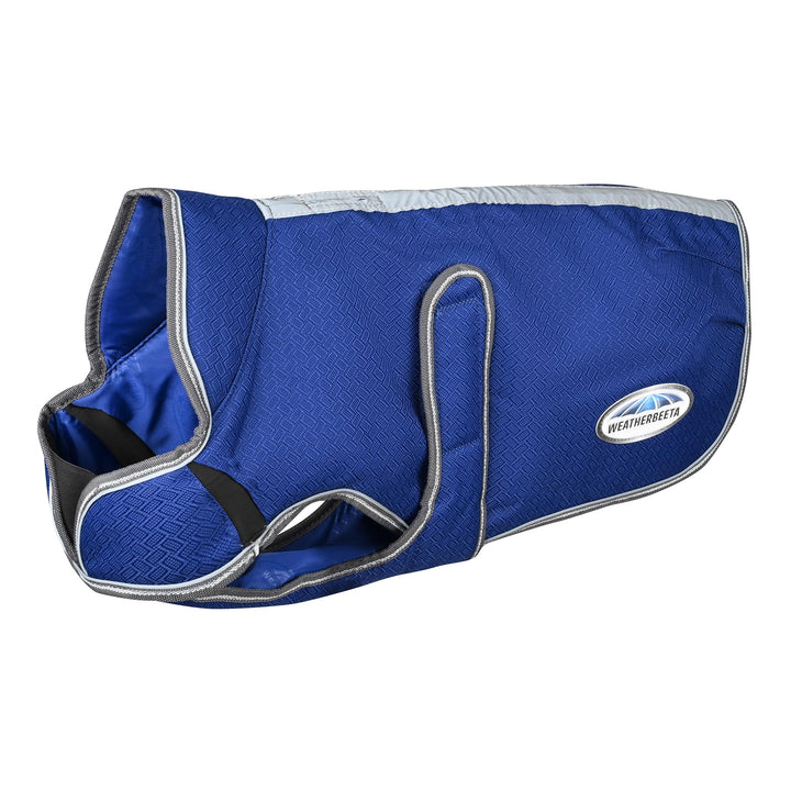 Weatherbeeta - Hund Comfitec Premier Kostenlos Parka Delux Hundemantel - Dunkelblau/Grau/Weiss 30cm,