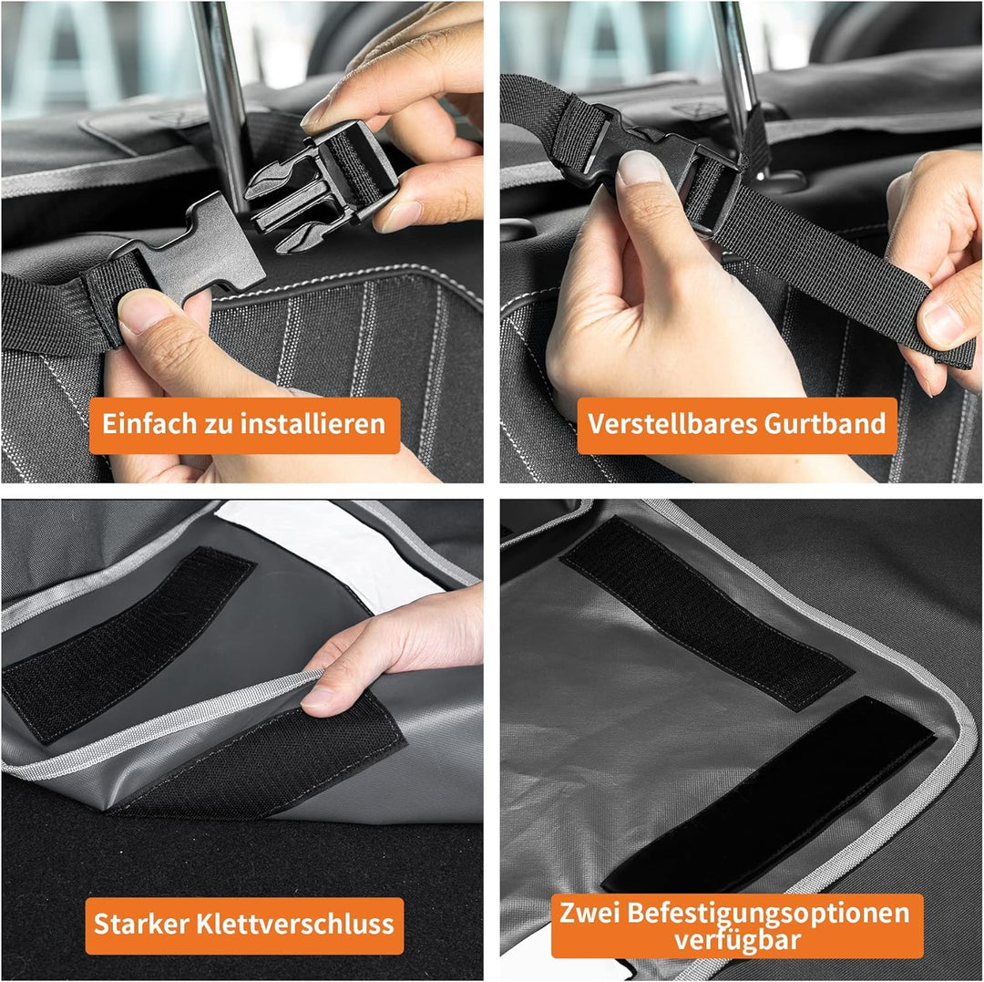 Toozey Kofferraumschutz Hund mit Seitenschutz - Universal Auto Kofferraum Hundedecke - Wasserdicht,