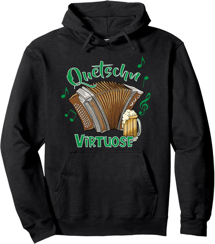 Quetschn Virtuose Ziach Musik | Steirische Ziehharmonika Pullover Hoodie