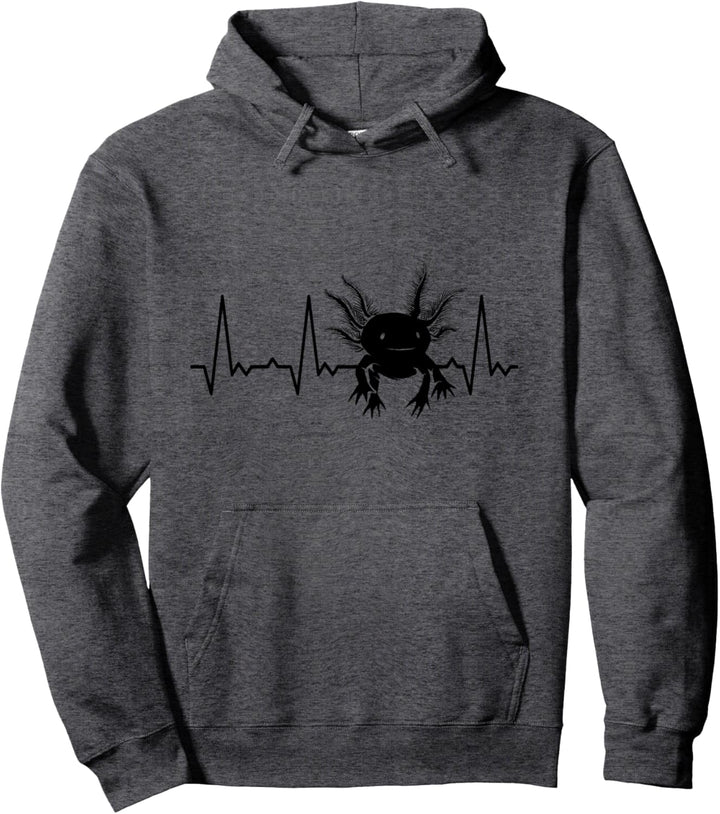 Herzschlag Axolotl Pullover Hoodie