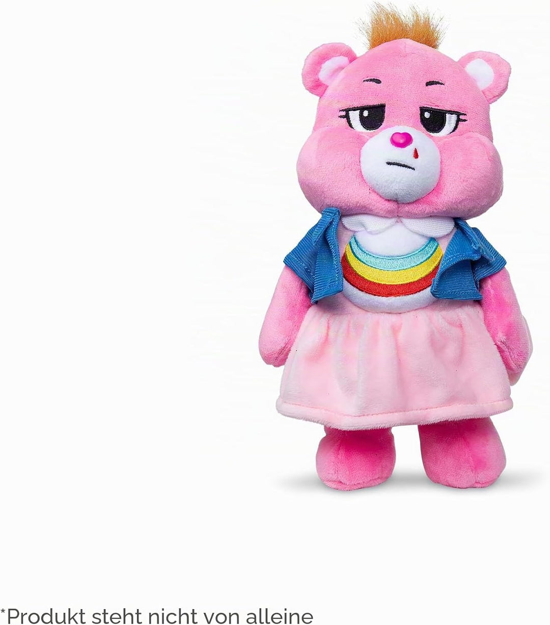 Basic Fun Care Bears x Stranger Things Cheer Bear als Eleven – 22 cm Fun Size Plüsch – Limitierte Sa