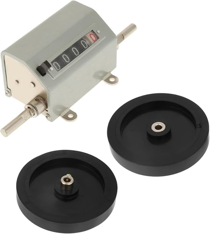 Zähler Rolling Wheel Digits 0-9999.9 Längenzähler Messlänge, max. Geschwindigkeit 350 U/min Grau Res