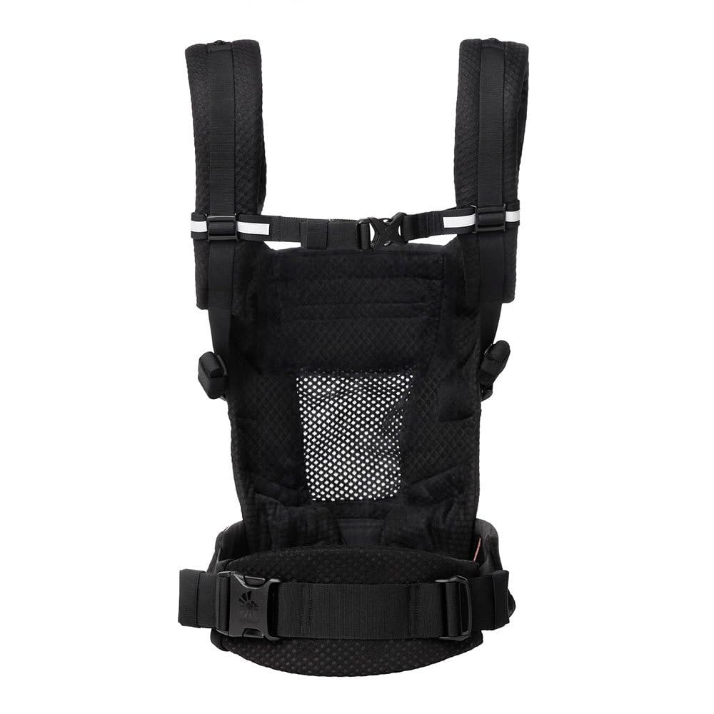 Ergobaby Adapt Babytrage für Neugeborene ab Geburt, 3-Positionen SoftFlex Mesh Ergonomische Babybauc