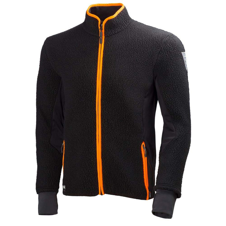 Helly Hansen Workwear Fleecejacke Mjolnir Jacket Faserpelz Arbeitsjacke, S, schwarz, 72270, S
