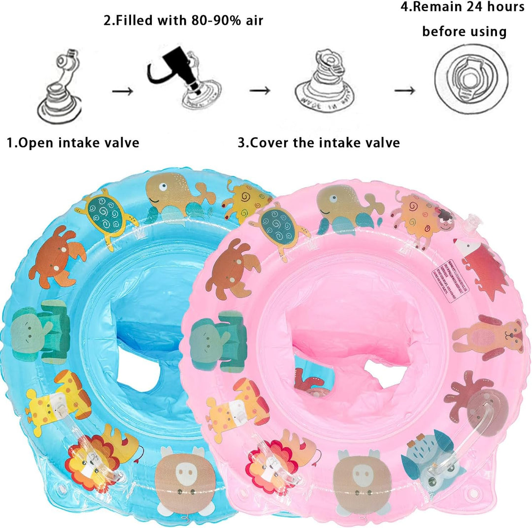 Schwimmring Baby, Verstellbare Aufblasbare Schwimmsitz für Baby, Schwimmen Ring für Kinder, Schwimmh