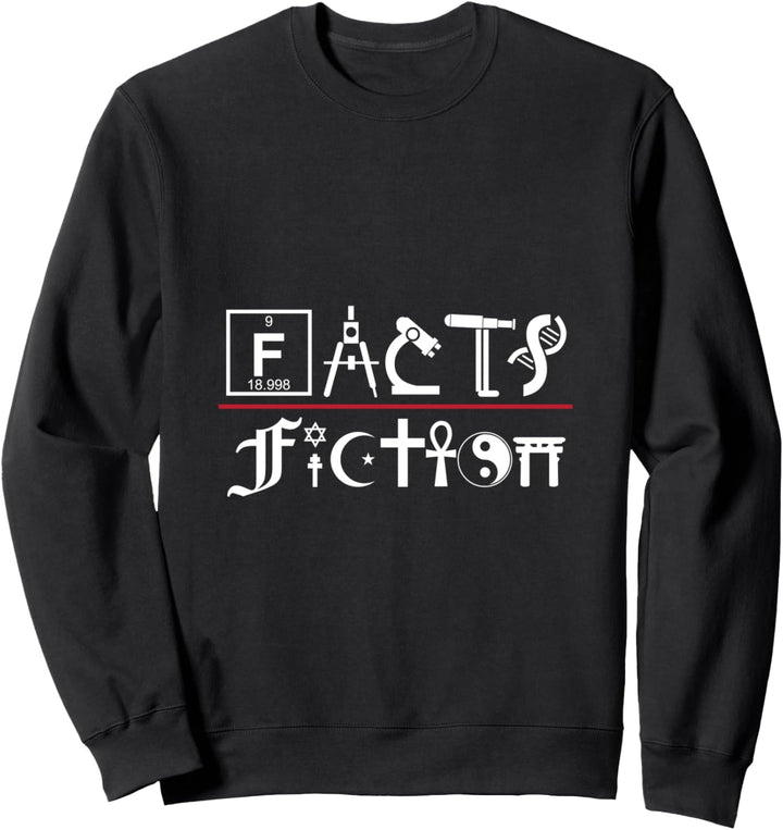 Facts Over Fiction Atheist Studies Sweatshirt