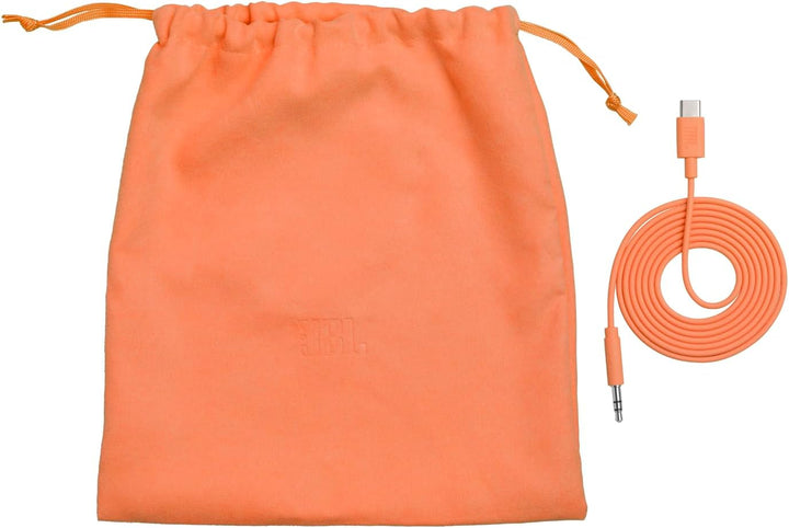 JBL Live 680NC Kabellose On‑Ear‑Kopfhörer mit Noise Cancelling, Orange | Bluetooth 6.0, Personalisie