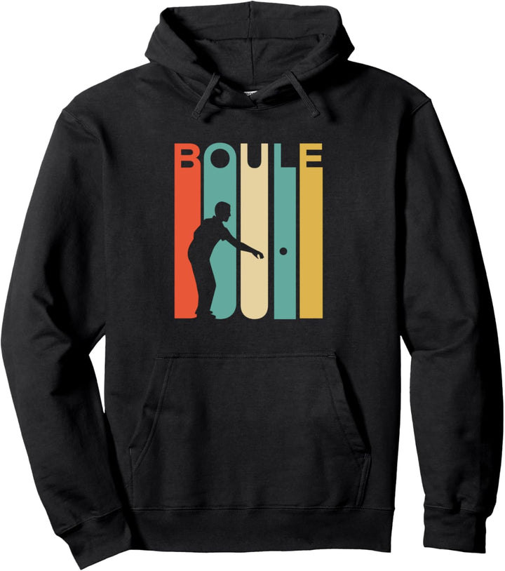 Vintage Retro Boule Sweat für Freunde des Boulesports Pullover Hoodie
