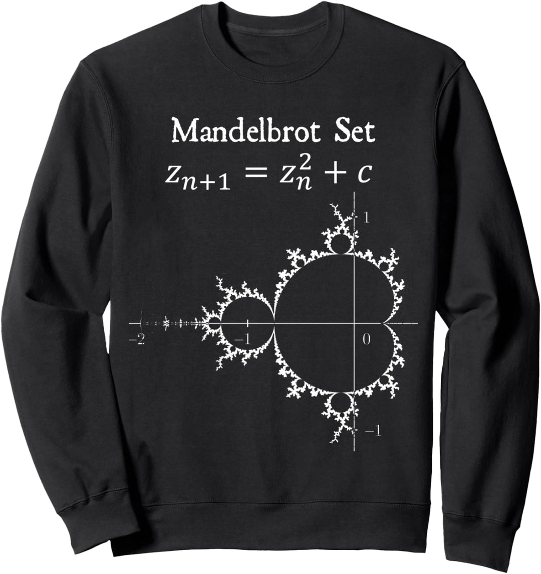 Nerdy Mandelbrot Set Chaos Schmetterling Physik Mathematiklehrer Sweatshirt