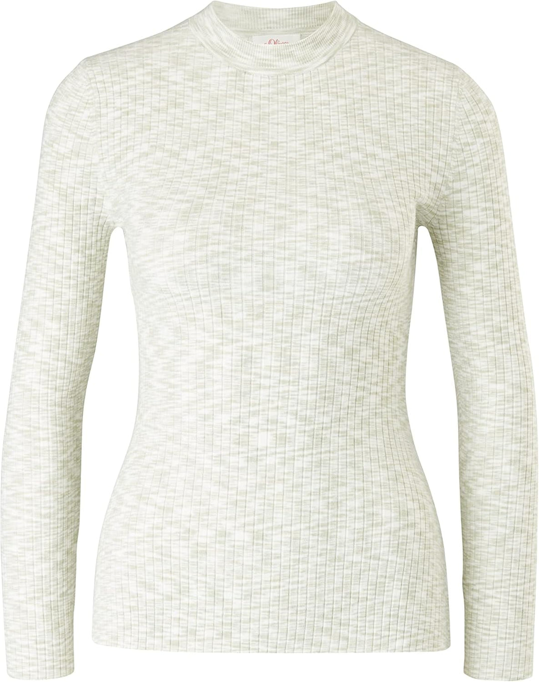 s.Oliver Damen Sweater 34 Sage Melange, 34 Sage Melange