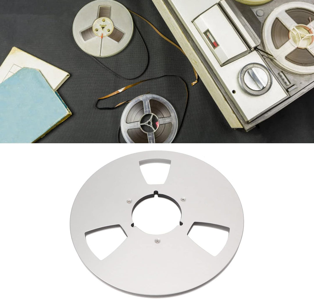 1/4 10 Zoll Aluminium Blanko Tape Reel to Reel Recorder Leere Spule für Nab, Mpty Tape Reel Aluminiu