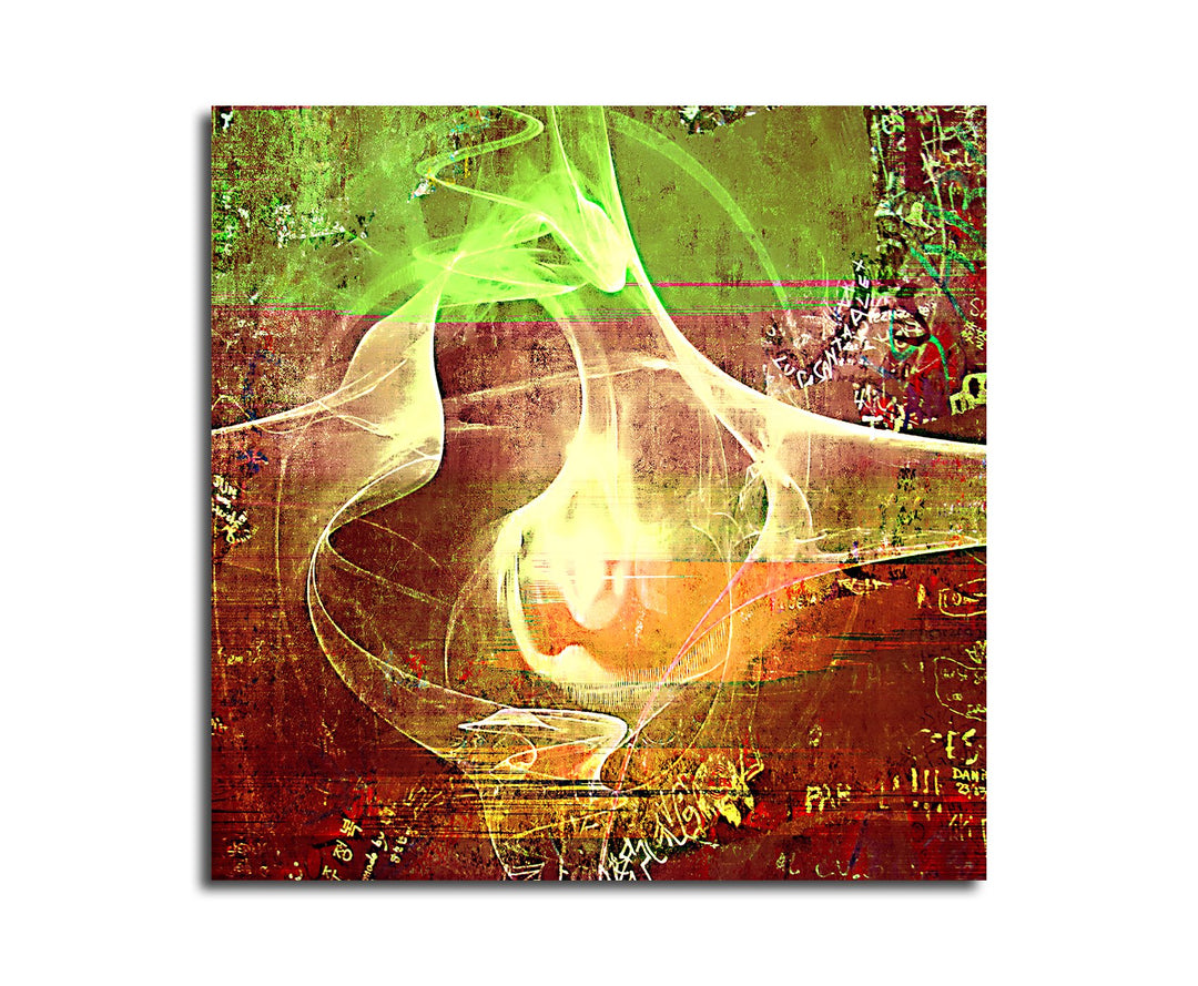 Paul Sinus Art Modernes Wandbild Abstrakt013_60x60cm Abstrakte Kunst Kunstdruck auf Leinwand Zeitlos