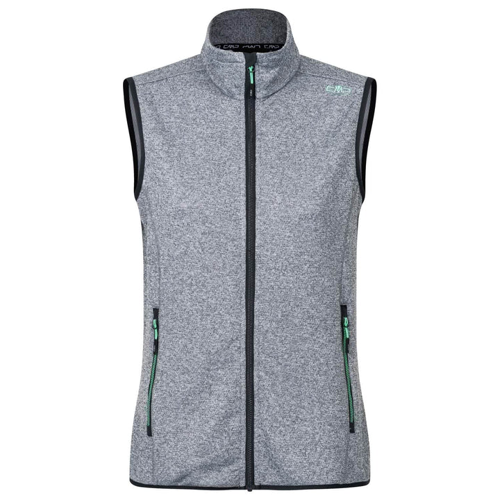 CMP Damen Knit Tech Vest WOMAN VEST 36 Gletscherzement