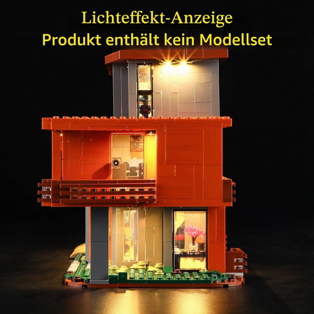 GEAMENT LED Licht-Set Kompatibel mit Lego Das Haus der Cullens aus Twilight Ideas 21354 Bausteine Mo