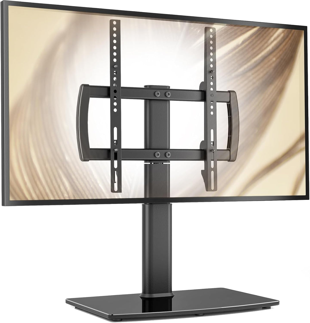 Universal schwenkbarer TV-Ständer/Tischfuss TV-Ständer 27 bis 60 Zoll TVs 80 Grad schwenkbar, 4 Stuf