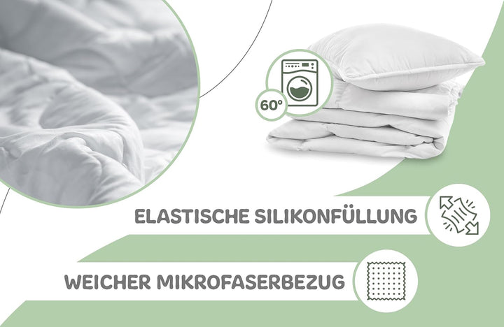 Kinderbettwäsche Baby Bettwäsche 90x120cm aus Baumwolle - Kinder Set von Duvet Cover und Kissenbezug