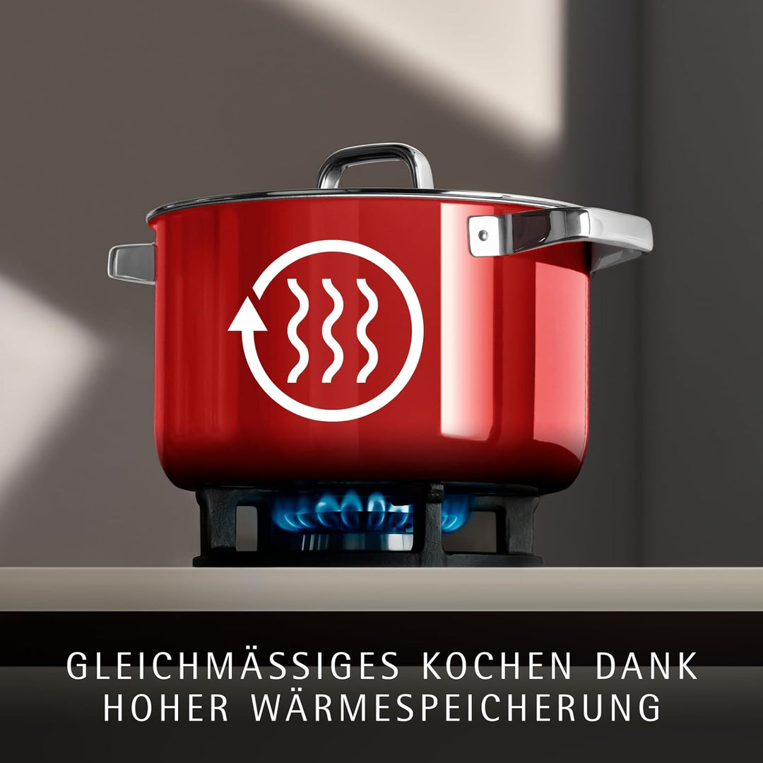 WMF Fusiontec Mineral Pro, Schmortopf mit Deckel, 28 cm, langlebig, kratzfestes Material, Bräter Ind