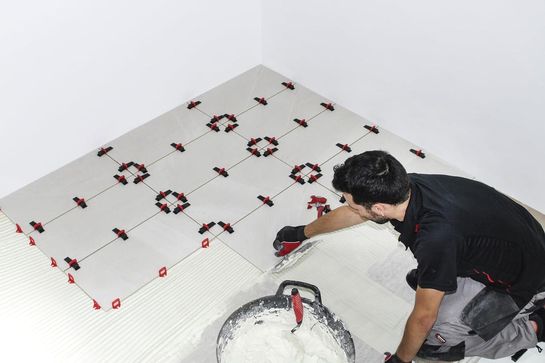 RUBI | Fliesennivelliersystem | 100 Nivellierkeile + 100 Kabelbinder 1,5 mm für Keramik zwischen 3 u