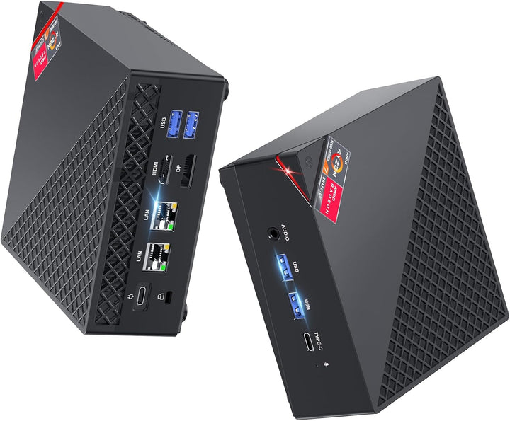 ACEMAGICIAN AM06 Pro Mini PC, AMD Ryzen 7 5800U (8C/16T, bis zu 4.4Ghz),32GB DDR4 512GB M.2 SSD Mini