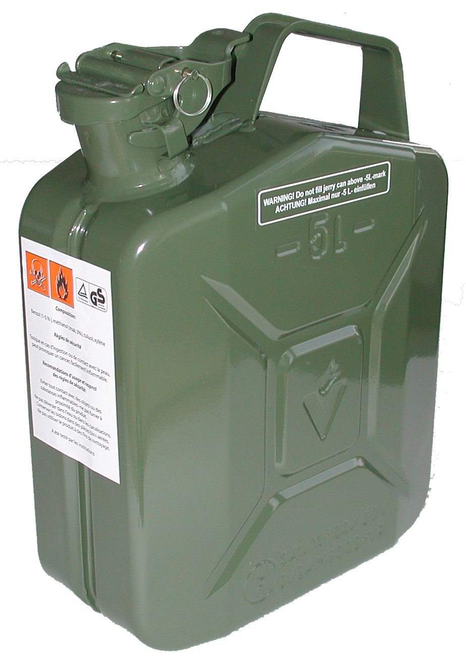 Greenstar 10198 Metallkanister 5 Liter F1891, grün, 5 L