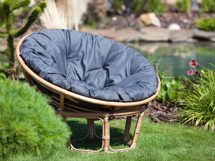 PillowPrim Polster für Papasansessel, Auflage, Ersatzpolster Papasan D 114 cm, Bodenkissen gepolster