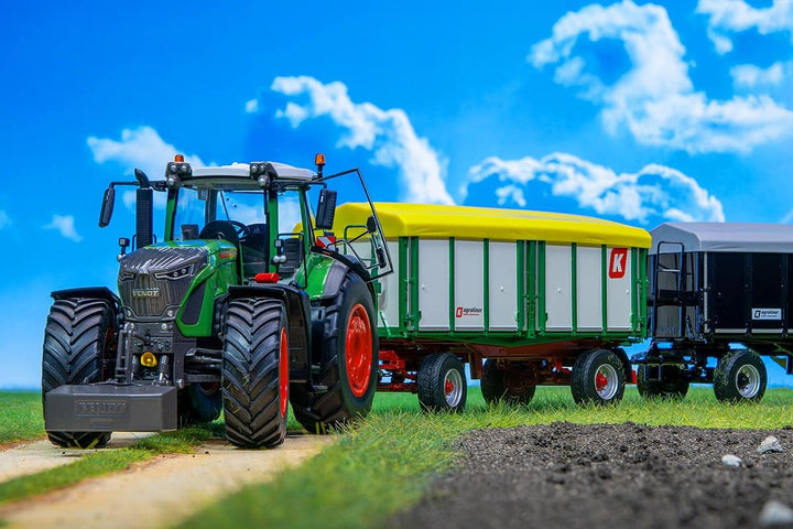 WIKING 077866 Kröger Zweiachs-Dreiseitenkippanhänger HDK 302, Modell, 1:32, Metall/Kunststoff, Ab 14