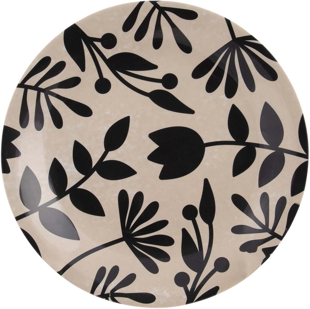 Bo-Camp - Essgeschirr - Mix & Match - 16 teilig - Beige/Schwarz
