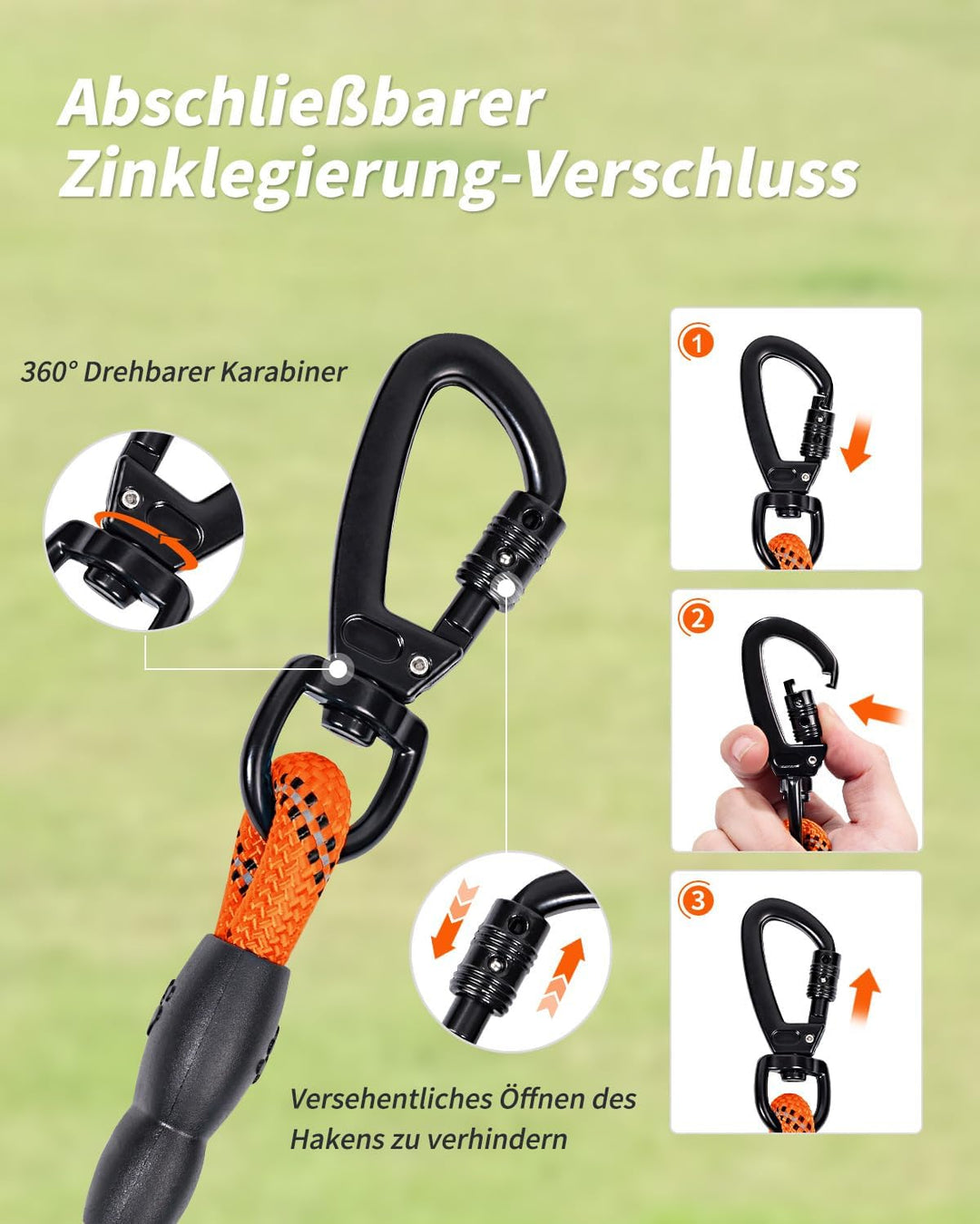 Joytale Schleppleine für Kleine Grosse Hunde, 5m 10m 15m 20m Lang, Gepolsterter Griff, Doppelt Robus