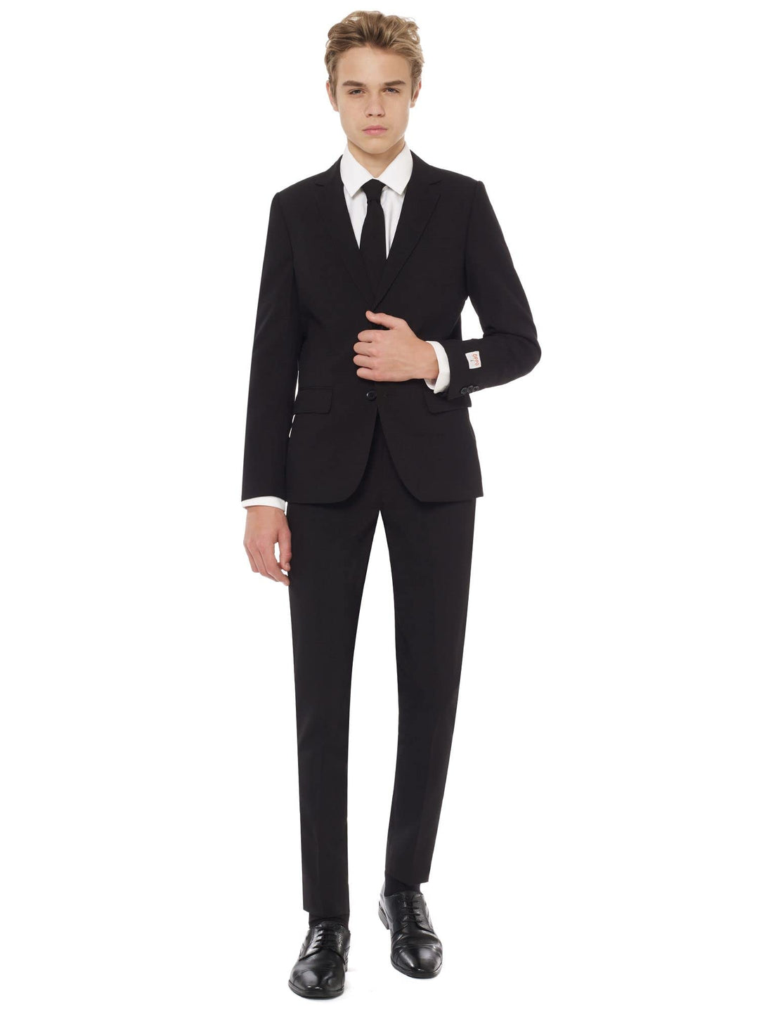 OppoSuits Einfarbiger Partyanzug für Teenager-Jungen – Outfit für Abschlussball und Hochzeit – inklu